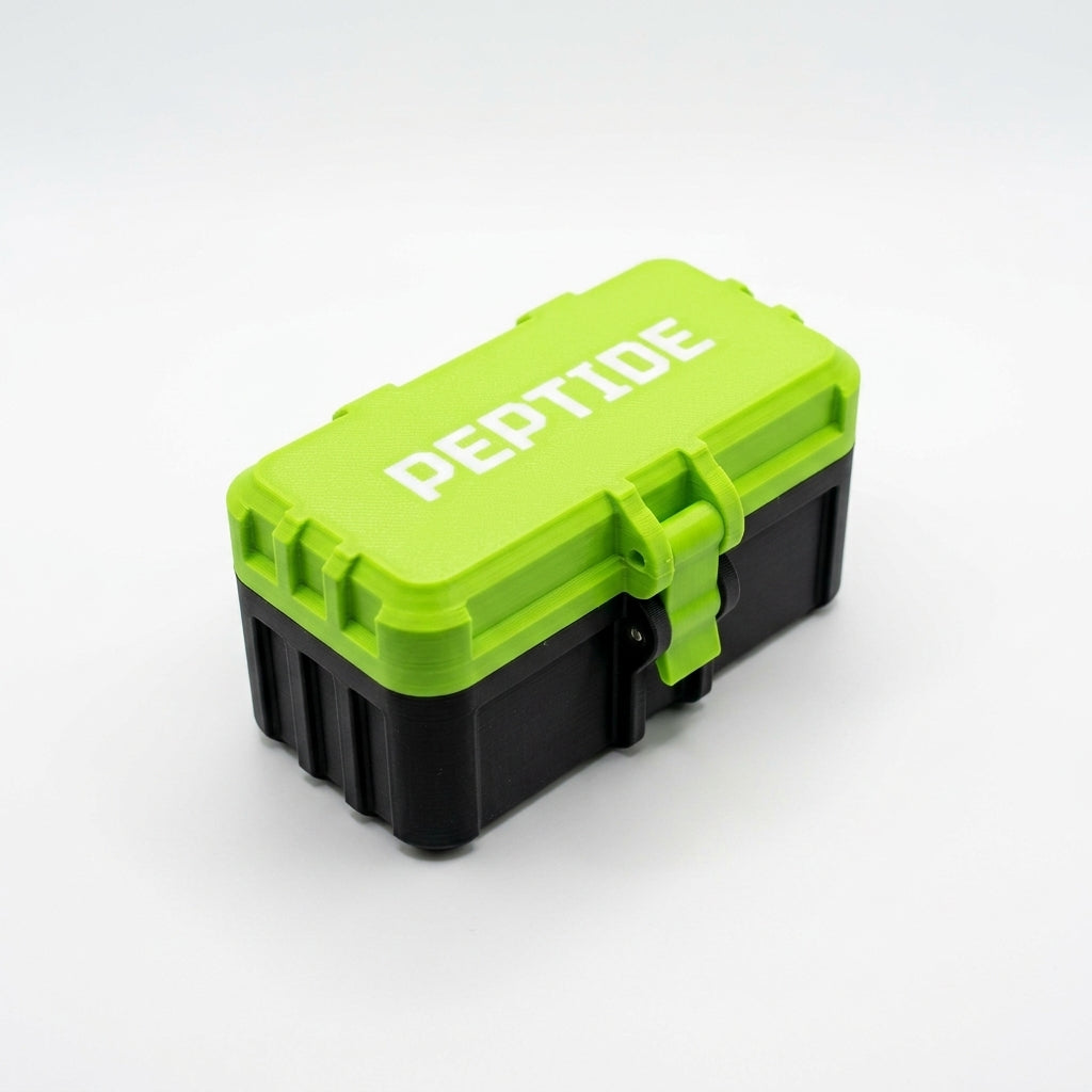 10-Slot Vial Case | Green & Black
