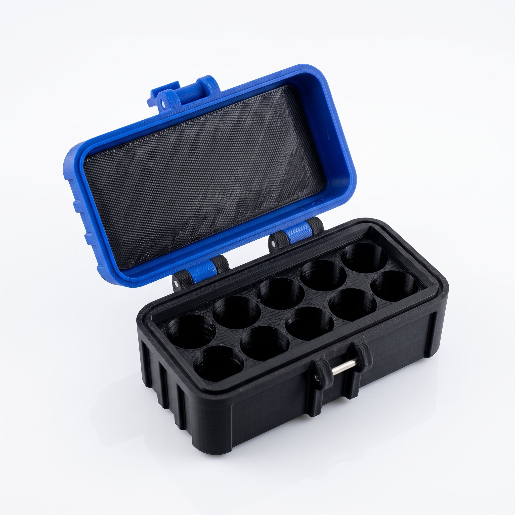 10-Slot Vial Case | Blue