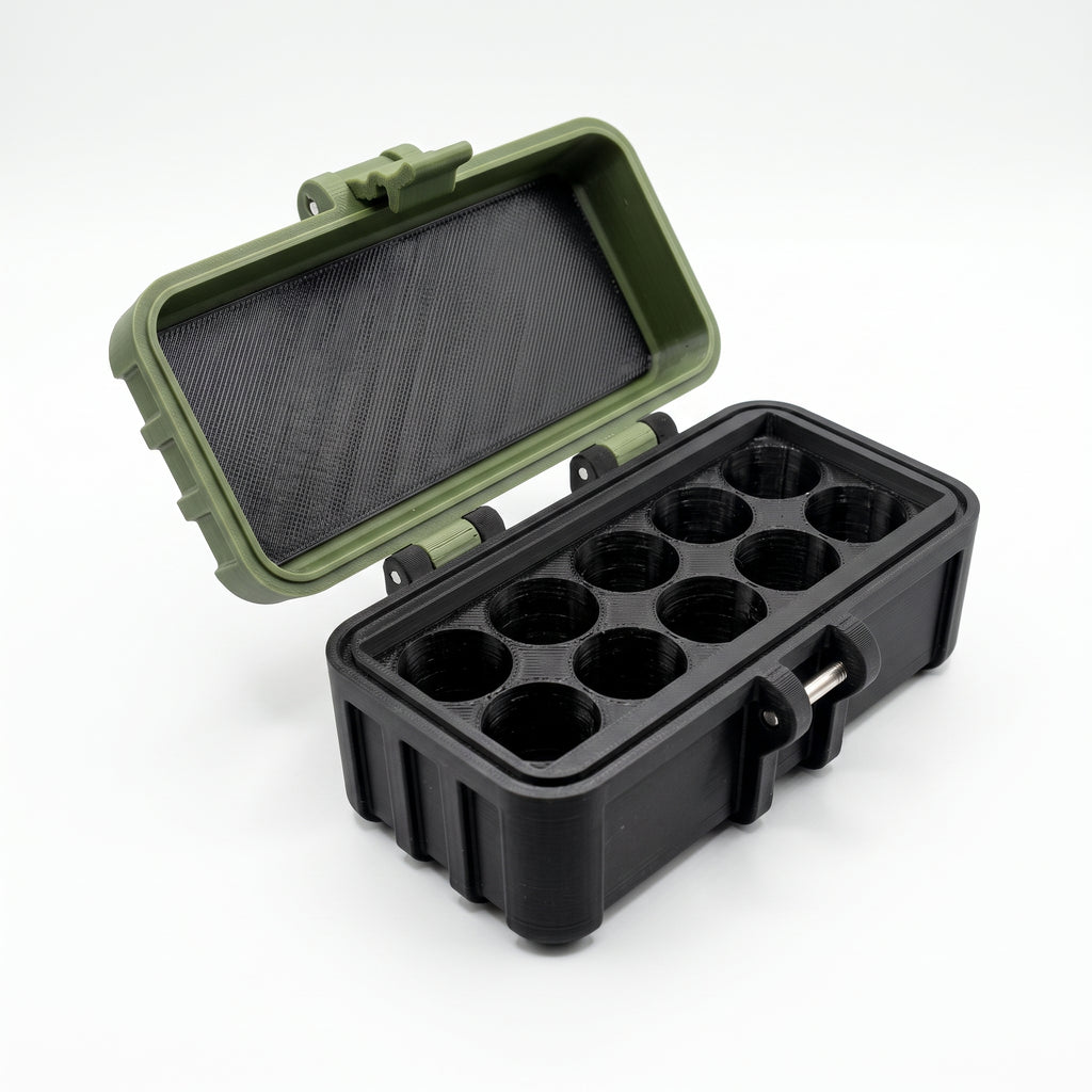10-Slot Vial Case | Green