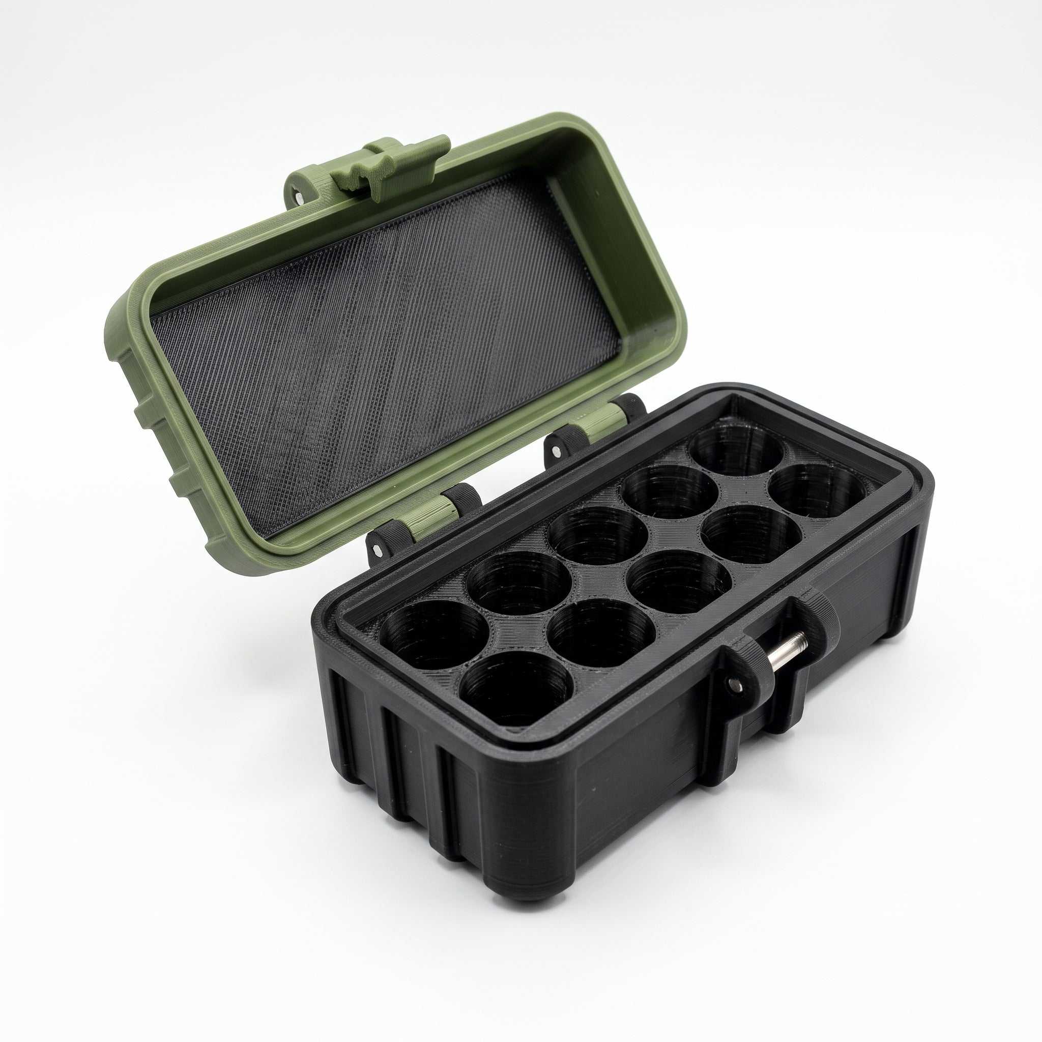 10-Slot Vial Case | Green