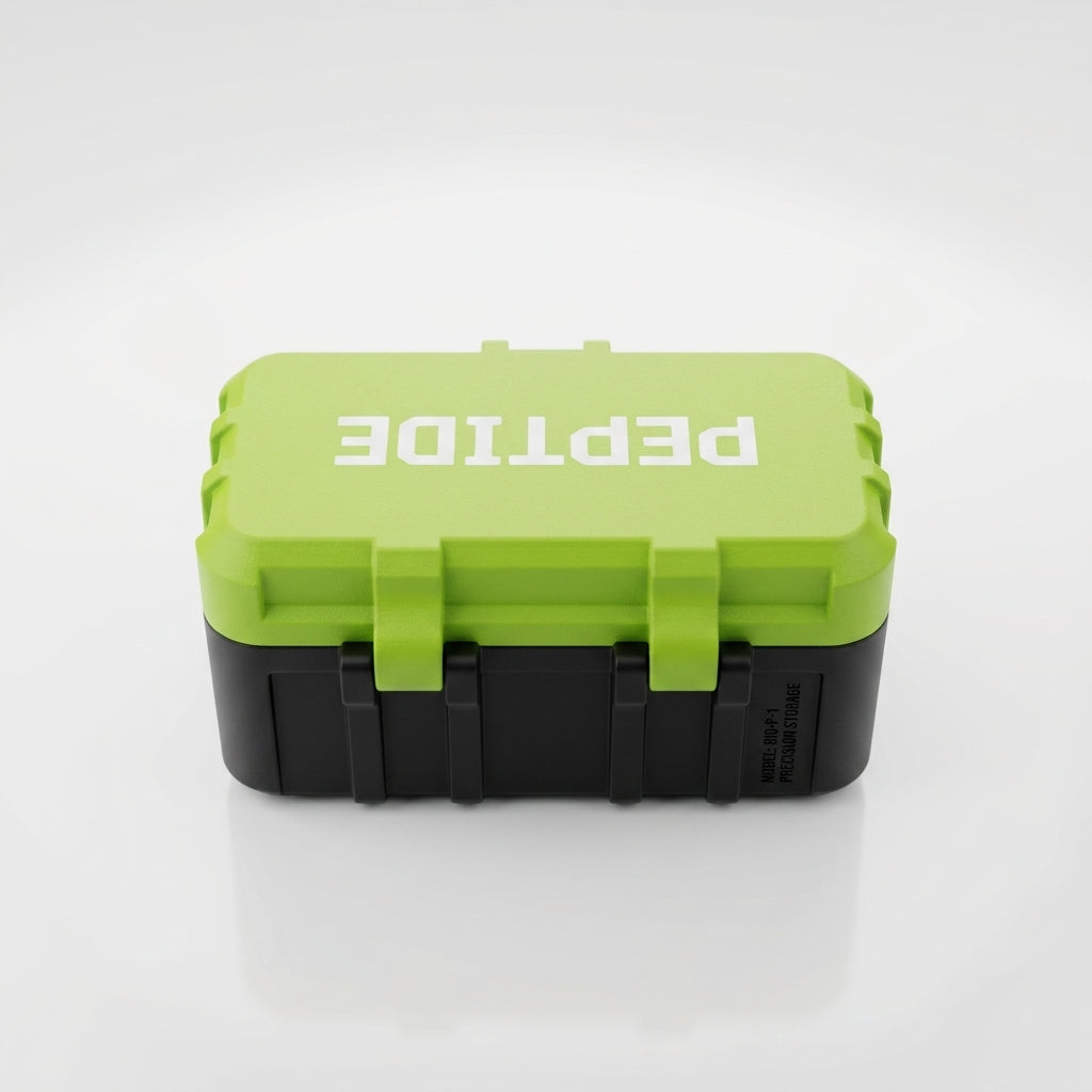 10-Slot Vial Case | Green & Black