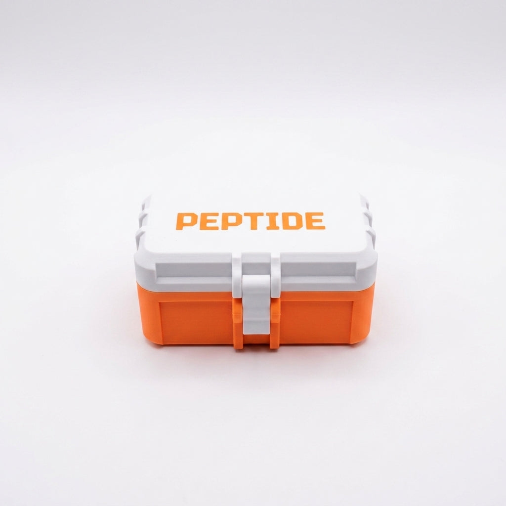 10-Slot Vial Case | White & Orange